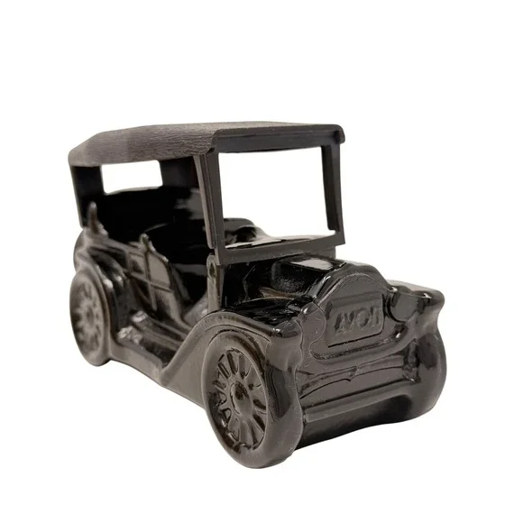 NOS Avon Touring T After Shave Bottle Men 6oz Black  Vintage Decanter - Picture 8 of 16